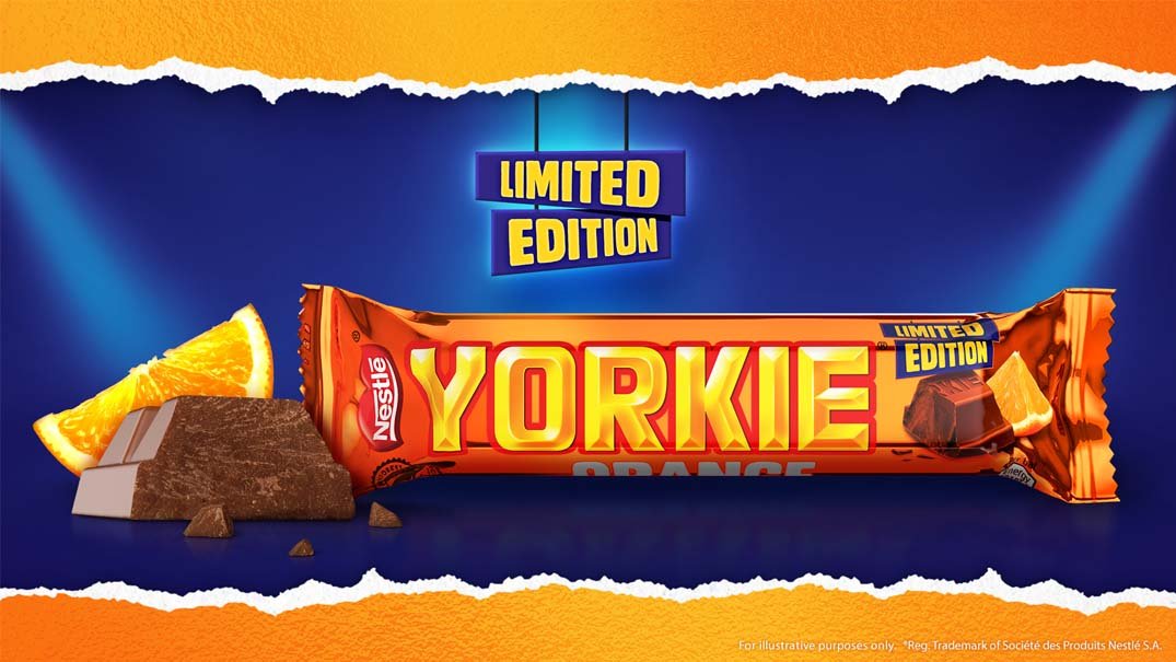 Nestlé rolls out limited edition Yorkie Orange