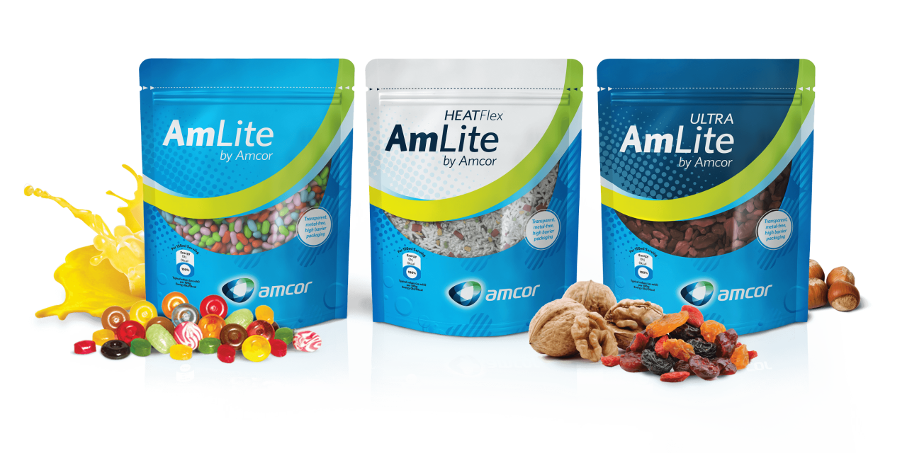 Amcor unveils product rebrand for sustainable packaging