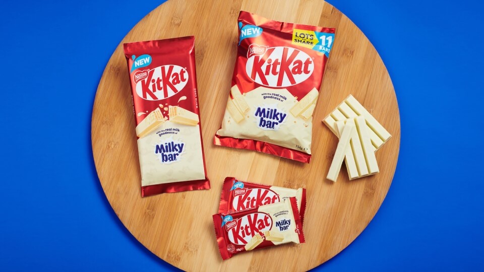 KitKat and Milkybar collaborate with new product