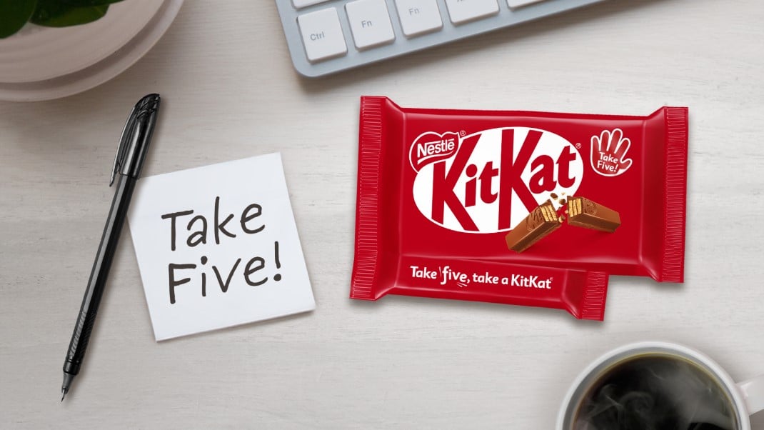KitKat reveals new look for its iconic bar
